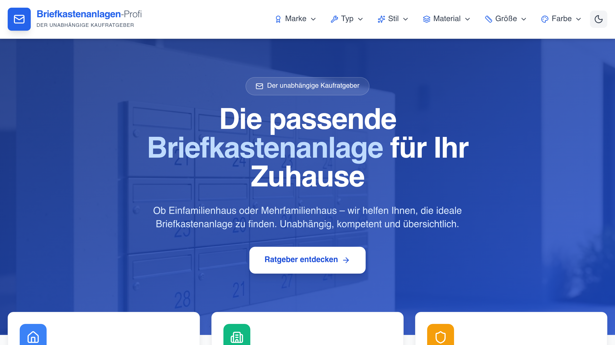 briefkastenanlagen-profi.de Vorschau